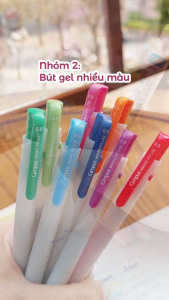 [TẶNG 03 BÚT GEL] Hộp 10 Bút Gel Campus MAGIC FIT LITE Ngòi 0.5mm nhanh khô - có 9 màu mực lựa chọn