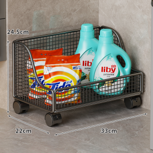 WUBUWEI | Moveable High Capacity Bathroom Storage Rack