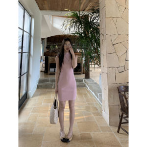 French Style Slimming Pencil Dress Black