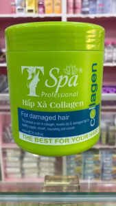 Hũ kem hấp dầu - ủ - xả tóc T-SPA XANH LÁ