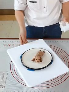 Besar 6 Inch Cetakan Silikon Anjing 3D Cetakan Fondant Kue Pesta Cokelat Cetakan Kue Toppers Dekorasi