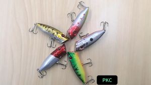 PKC 6.5cm/11.8g Fishing Bait Water Surface Wave Climbing Floating Bionic Baits Built-in Steel Ball