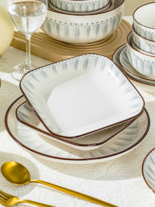 mornenjoy | Underglaze New Design Attractive Bowl and Plate Set
