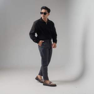 ALIZZAE | Celana Basic Ankle Pants / Celana Bahan / Celana Casual
