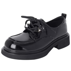 Josiny | British Style Retro Lace-up Womens Shoe