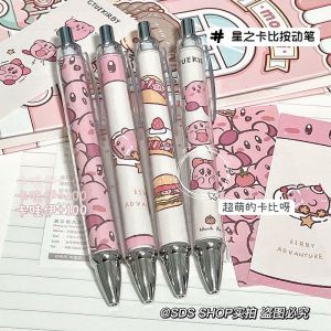 Cute Strawberry Bear High Aesthetic Neutral Pen Quick Dry for Exam Practice Notes Black Ink Student Supplies Business Tools