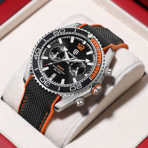 QINGXIYA Luxury Man Wristwatch Sport Chronograph Waterproof Luminous Date Watches for Men Casual Quartz Silicone Men Watch Reloj