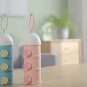 Contemporary Stackable Baby Formula Milk Powder Storage Container with Non-Spill Twist-Lock Large Capacity for 0-3 Years