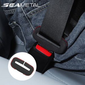 Car Seat Belt Buckle Cover Universal Suede Safety Belt Clip Buckle Protector Anti Scratch Car Interior Accessories