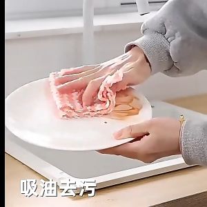 ผ้าขี้ริ้ว ผ้าเช็ดโต๊ะ ผ้าเช็ดจาน ผ้าเช็ดมือ ผ้าซับน้ำดีซักออกง่าย - หมอนซี ผ้าทำความสะอาด