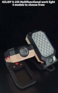 Lampu Senter Emergency Camping Tahan Lama LED COB Super Terang / Worklamp Lampu Kerja Magnetik USB Rechargeable