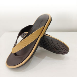 Mens Sandals Rubber Bottom Anti-Slip Deodorant Soft Bottom High End Beach Shoes Comfortable Casual PVC Upper Breathable