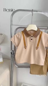 Bộ quần áo bé trai hàn quốc polo công tử cho bé trai mặc sinh nhật đám cưới 1 đến 6 tuổi BERNIE