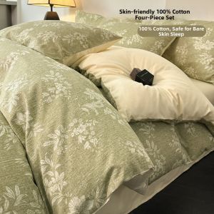 NAIYOUCHENG | Printed 100 Cotton Bedding Set Year-Round