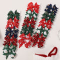 10/20Pcs Christmas Snowman Santa Claus Bows Hair Clips Baby Girls Ribbon Bowknot Hairpin Kids Headwear Supplies Hair Accessories. 