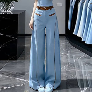 YOUFAN | Slimming Wide Leg Fashion Sports Set