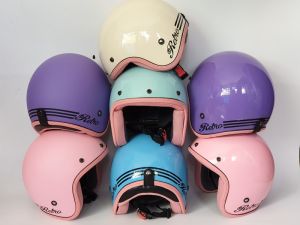 Helm Cat Dewasa Dengan List Helm Pakai Kulit Sintetis Lebih Kuat Awet Dan Tahan Goresan