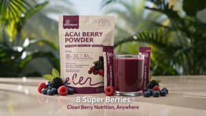 【FDA APPROVED &COD】Edenana Acai Berry Powder Drink8 Super Berries + Prebiotic Fiber | Less Bloating Wellness Drink | Naturally Sweet Drink for Women