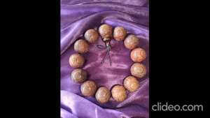 Wooden Bracelet (Africa Red Sandalwood) Amitabha 13 X 18mm (Selected)