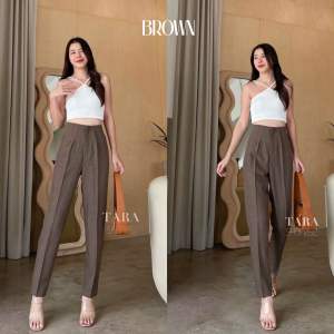 ⭐️โควี่ ซิปหน้าขอบในตัว9ส่วนกระบอดเล็ก