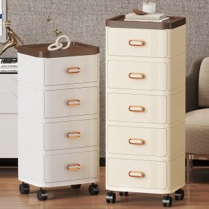 TONGGUMO | Multi-tier Drawer-style Storage Cabinet for Home Kids Toys and File Organization Plastic