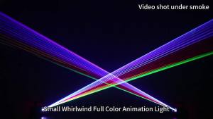 HCWE Night Light DMX LED Red Green Laser Light Indoor Home Party Lamp for Bar Club Birthday Holiday Wedding Event Stage Lighting
