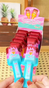 Ice Cream Chocolate Biscuit 3in1  บิสกิตช็อกโกแลตแท่งสุดคิ้วท์ (1 กล่อง 12 ชิ้น)