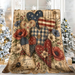 Beast Kingdom | Thanksgiving Vintage Shedding Durable All-Season Christmas Camping Blanket Great for Black Friday Cyber Monday Holiday Deals