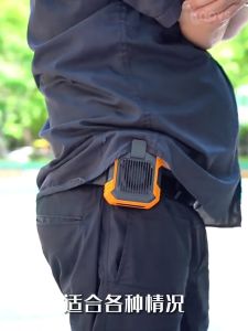 3 in 1 Kipas Angin Portable 4000mAh AC portabel Kapasitas Besar Mini Fans 3 kecepatan Bisa gantung di pinggang Penggunaan sehari penuh dengan sekali pengisian daya Tahan air dan tahan jatuh Kipas
