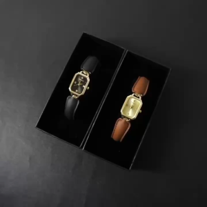 Tisell Jam Tangan Wanita Anti Air Desain Mewah Analog Watch Dial Octagon / Jam Tangan Cewek Fashion