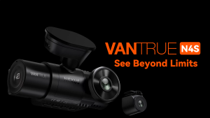Vantrue N4S Dash Cam2.7K+1440P+1440P 3-Channel Dash Camera for CarWiFiGPS24H Parking ModeSTARVIS 2 HDRIR Night Vision
