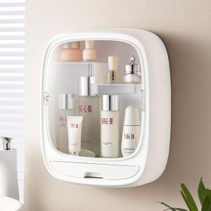 TENGYAGAO | Wall-Mounted Bathroom Storage Box Transparent Multi-Layer