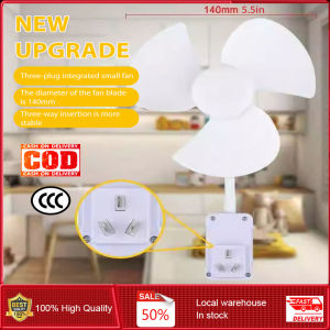Kipas Angin Meja ปลั๊กอินแบบ3-In-1-ความเร็วสูงสำหรับห้องนอน/ห้องครัว/ห้องน้ำที่มีการตั้งค่าความเร็ว3ระดับหัวปรับได้45 ° แอร์ปั๊มพ์เสียงเงียบพิเศษและประหยัดพลังงาน