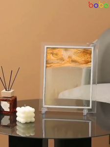 Tranh cát chảy 3D trang trí văn phòng để bàn làm việc quà tặng cao cấp babo (TA08).