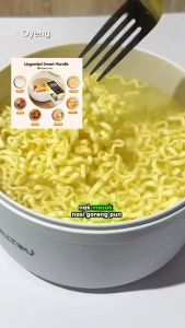 ALLTOU Electric Frying Pan 2L  Multifunctional Cooker With Steamer Hot Pot Rice Cooker  Frying Pan Non-Stick Wok Cooking Pot Electric Heat Pan Dormitory Home Frying and Stewing Intelligent Electric Cooker