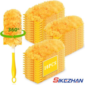 Double Sided 360 ° Electrostatic Precipitator for Cleaning Dust Spider Web Cleaning Disposable Feather Duster Roof  Desktop Tool
