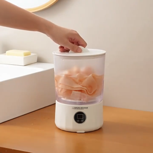 Mini Portable Automatic Washing Machine 1L 3 Gear Independent Cleaning Stockings Underwear Panties Bra Rechargeable Clean And Convenient