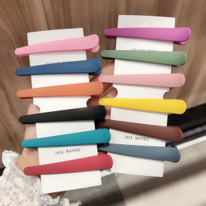 7Pcs Matte Hair Clips Set for Gilrs INS Korean Style BB Hair Snaps No Slip Cute Hair Pins Side Hair Bangs Hearwear Matte Solid Color Hairclip Girls Women Fashion Hair Accessories