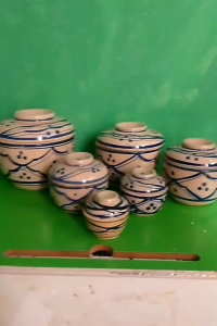 Bộ 5 hủ thố đựng gia vị bằng sành
