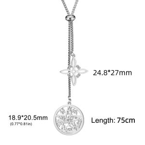 Skyrim | Skyrim Wicca Phù Thủy Phù Thủy Nút Thắt Bằng Thép Không Gỉ Vòng Cổ Choker Vintage Bùa Hộ Mệnh Siêu Nhiên Món Quà Trang Sức Dành Cho Nữ