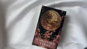 Starry Sky Flower Language Tarot Deck 78 Cards with a Guidebook Ideal for Intuitive Readings and Spiritual Guidance