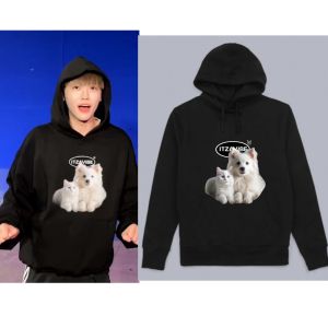 sweater jaket hoodie kpop nct jaemin cat&dog nct dream