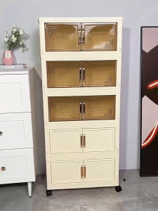 Goody Plastic Drawer Storage Cabinet Multi Layer Baby Clothes Toy Organizer Box Space Saving Wardrobe Shelf For Home Bedroom