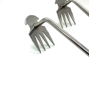 Stainless Steel Weeding Tool Weeders 4 Teeth Dual Purpose Weeder