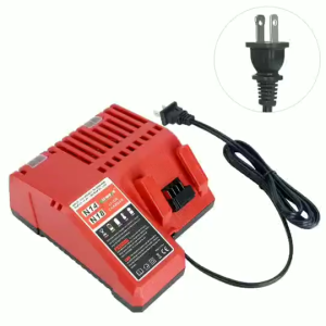 Milwaukee 4859-1812 M12 and M18 12-Volt/18-Volt Lithium-Ion Multi-Voltage Battery Charger converted to 220V For milwaukee battery only Single unit simplicity for quick charge of all M12 and M18 battery packs brand new taken from set.
