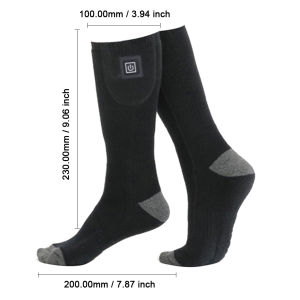 Winter Electric Heated Socks USB Charging Thermal Heating Thermosocks Foot Warmer Socks Trekking Ski Cycling Outdoor Warm Socks