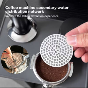 Magnetized 51/53/58mm Espresso Puck Screen with Magnet Stainless Steel Reusable Espresso Coffee Filter Mesh Screen Barista Tools