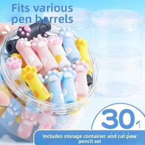 YIZHIBING | Mở Rộng Bút Chì Mềm Silicone Hình Móng Mèo cho Trẻ Em