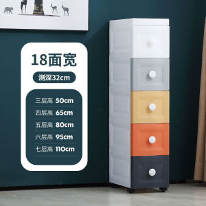 Plastic Kitchen Bathroom Storage Cabinet Drawer Style Wall Mounted Shelves Bathroom Organizer Utility Cabinet for Bathroom Kitchen