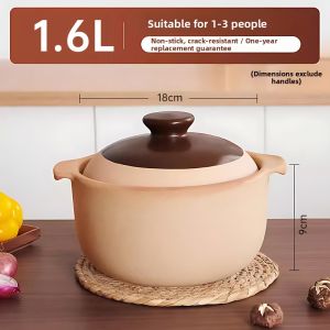 DEMING | Heat Resistant Non-Crack Small Clay Pot